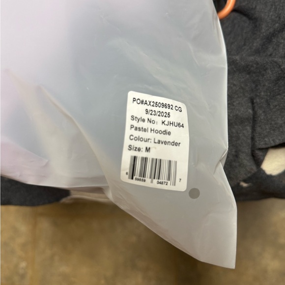 Comfort Collection Pastel Edit Lavender medium Hoodie - Picture 5 of 5